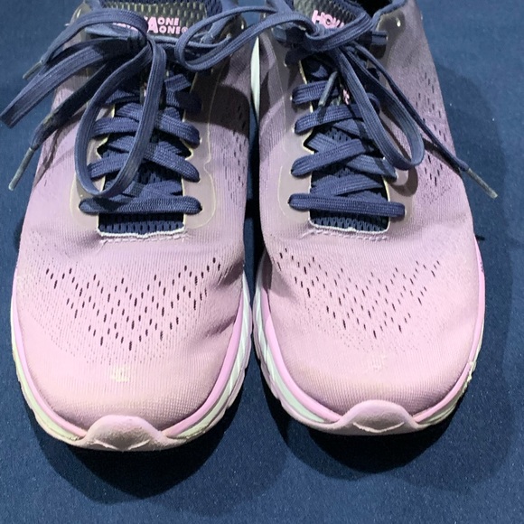 Hoka One One Womens Cavu 2 Purple Running Shoes Sneakers Size 8 - Picture 3 of 12